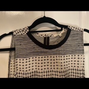 Madewell refined tank top in hashtag stripe